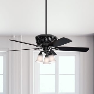 Hunter 54" Promenade Ceiling Fan with LED Light Kit and Handheld Remote - Victorian, Transitional - ENERGY STAR!