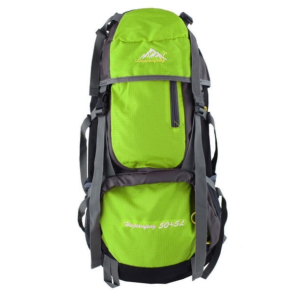 HWJIANFENG Authorized Outdoor Trekking Pack Sport Bag Hiking Backpack Green 55L