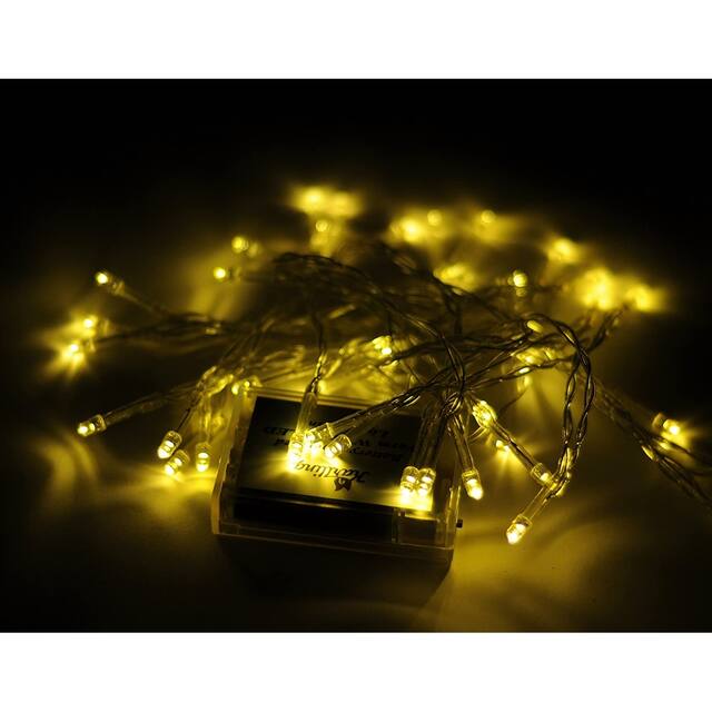 Battery Operated Warm White 40 LED Fairy Light - Standard
