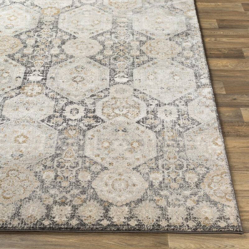 Livabliss Indigo Arts & Crafts Medallion Area Rug
