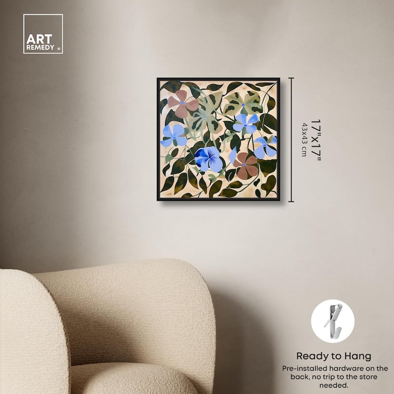 Rhythmic Blooms Canvas by Art Remedy