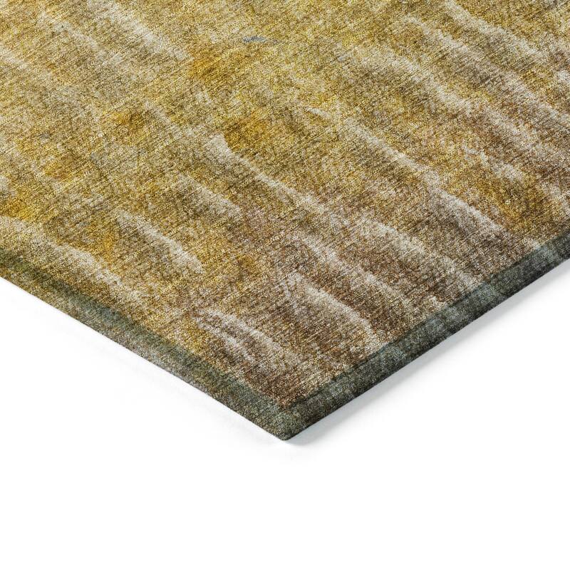 Machine Washable Indoor/ Outdoor Contemporary Ombre Chantille Rug