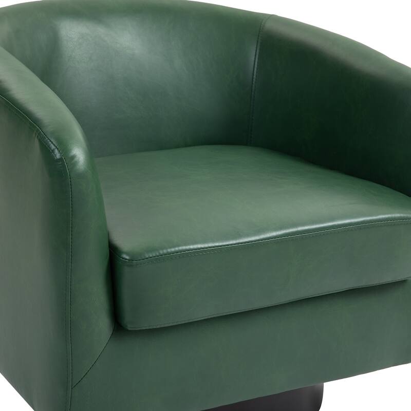 Modern 360°Swivel Accent Chairs Barrel Armchairs