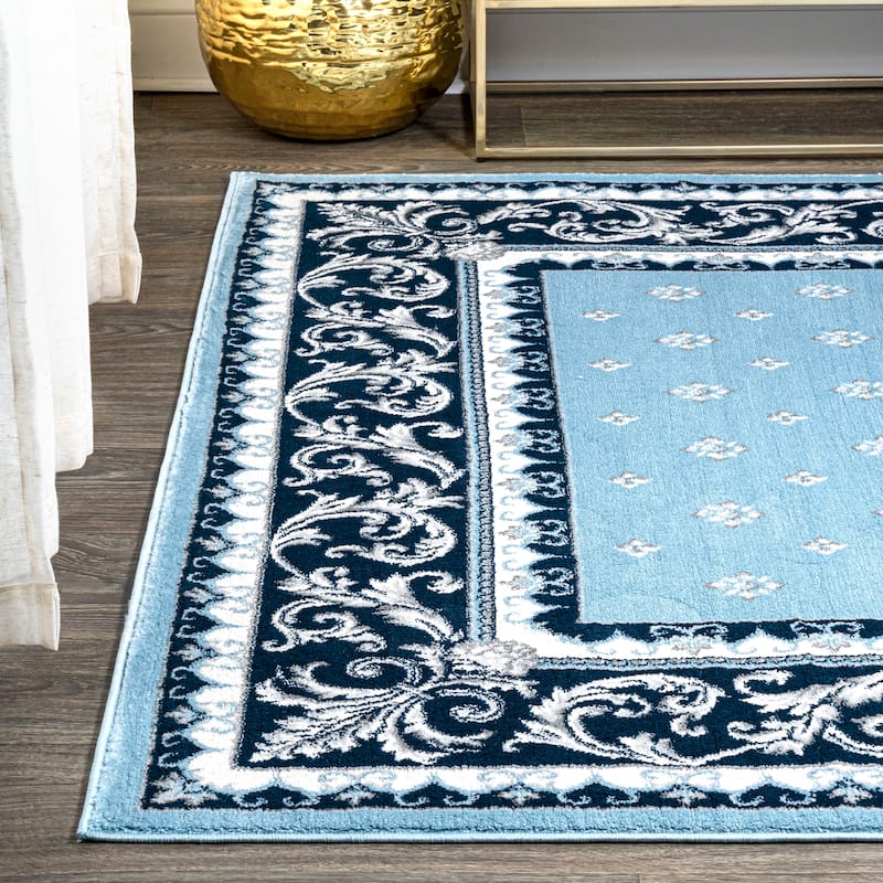 JONATHAN Y Marrakesh French Border Area Rug