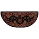 preview thumbnail 59 of 81, SAFAVIEH Handmade Classic Treva Traditional Oriental Wool Rug 2'6" x 6' Half-Moon - Black/Burgundy - Novelty
