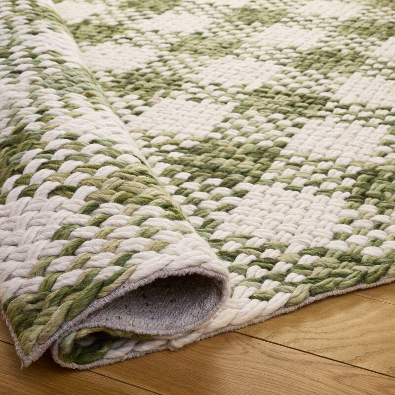 SAFAVIEH Handmade Natural Fiber Couture Heriona Wool Rug