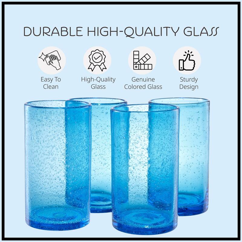 Artland Set of 4 Iris Highball Glass - 17 oz
