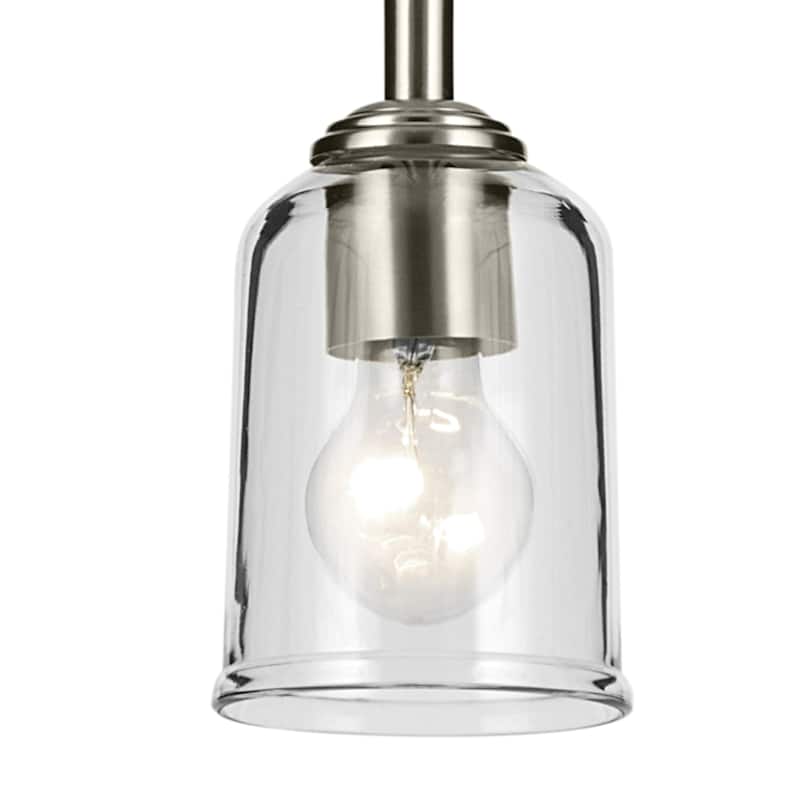 Kichler Lighting Shailene 1-Light Mini Pendant Light with Clear Glass