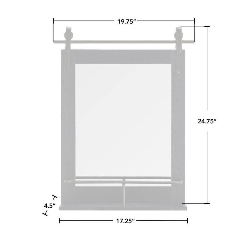FirsTime & Co. Ingram Farmhouse Barn Door Mirror
