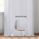 preview thumbnail 35 of 81, Exclusive Fabrics Textured Faux Dupioni Silk Thermal Blackout Curtains (1 Panel)