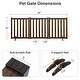 preview thumbnail 3 of 57, Wooden Freestanding Panels Pet Gate