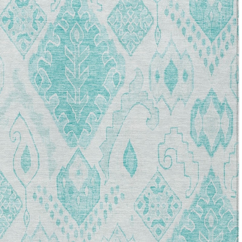 HomeRoots Moroccan Transitional Rectangle Outdoor Rug