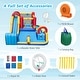 preview thumbnail 14 of 13, 7 in 1 Outdoor Inflatable Bounce House with Water Slides and Splash Pools