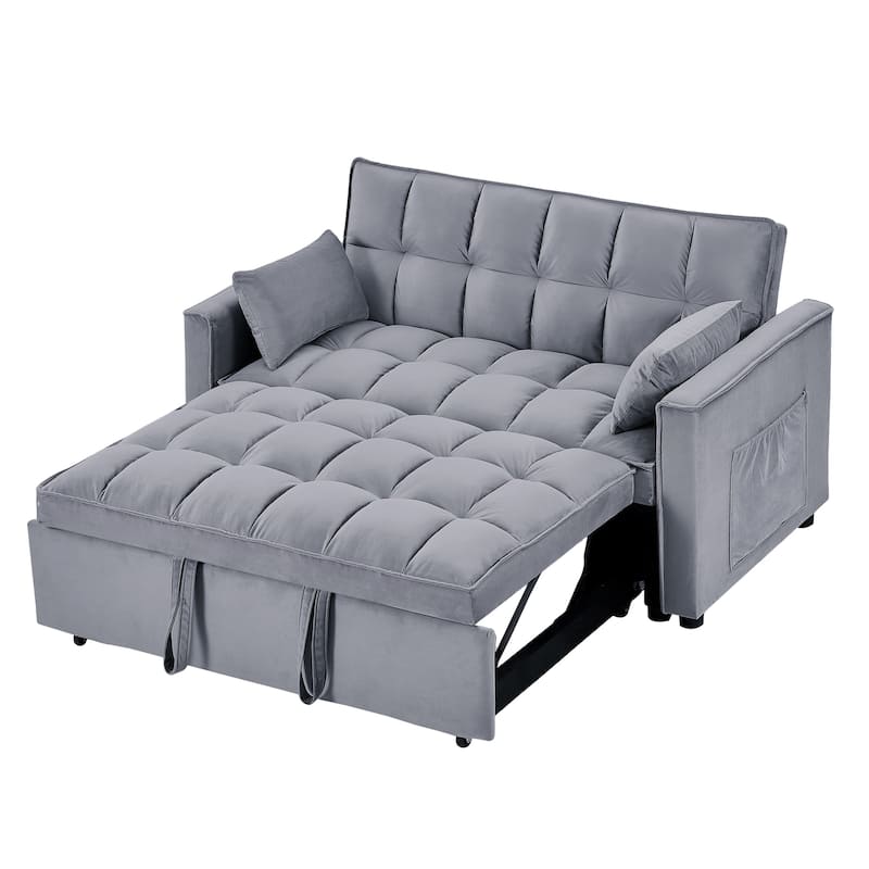 Velvet Sleeper Sofa Bed