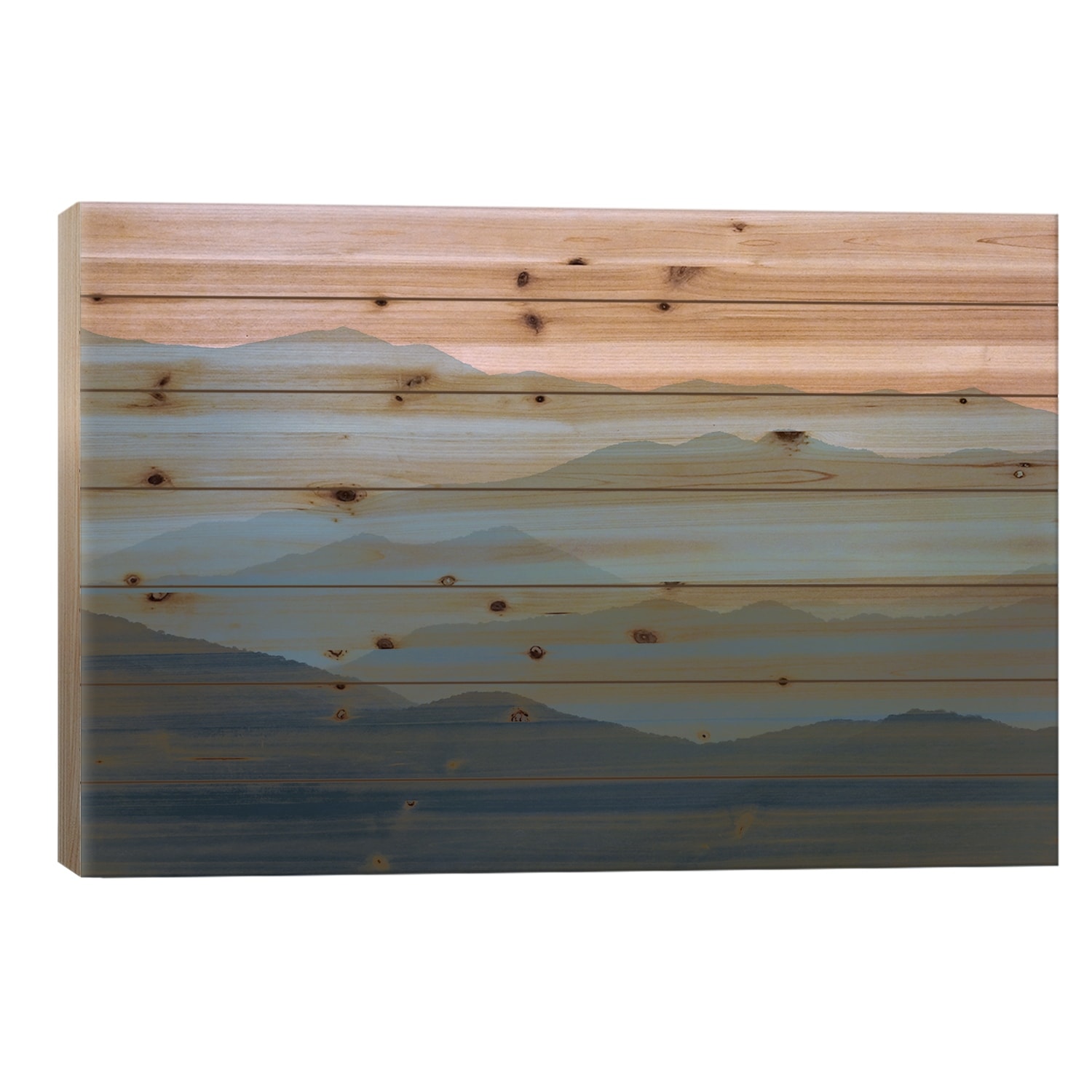 Layer Cake - Smoky Mountain National Park Print On Wood by Nature Magick - Multi-Color