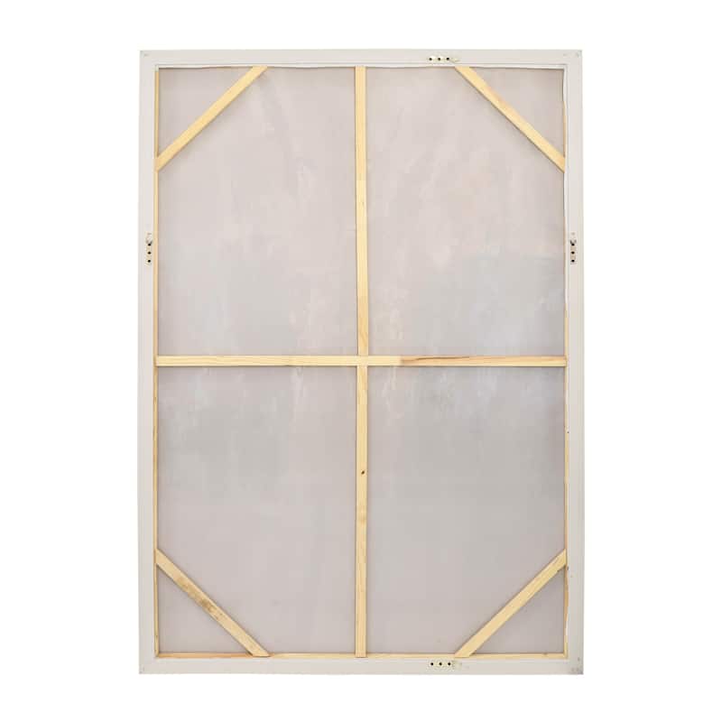 Sagebrook Home Modern 74X50 Framed Abstract Canvas,Rectangle Wall Art