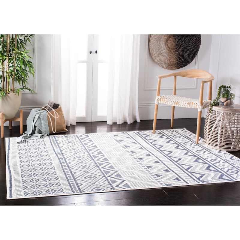 SAFAVIEH Bermuda Washable Zsofia Indoor/ Outdoor Waterproof Rug