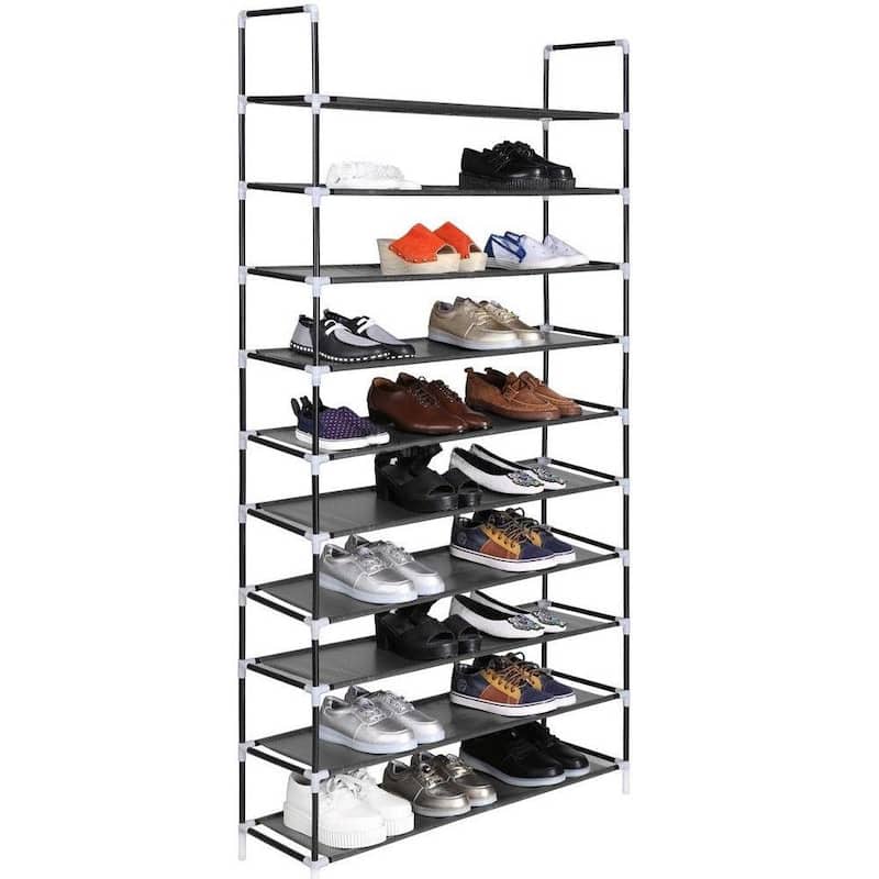 10-tier Non-woven Fabric Shoe Rack