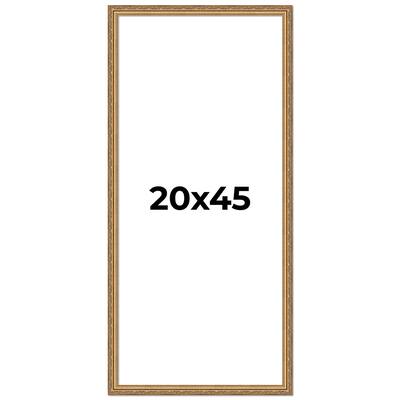 20x45 Frame Red Solid Wood Picture Frame Width 1.75 Inches | Interior Frame Depth 1 13/16 Inches