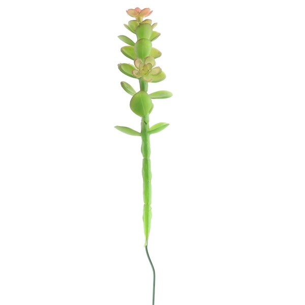 Meeting Room Plastic Table Ornament Craft Artificial Plant Green 7.7 Inch Height