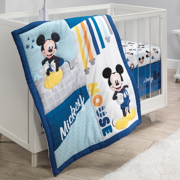 Mickey crib bedding sales