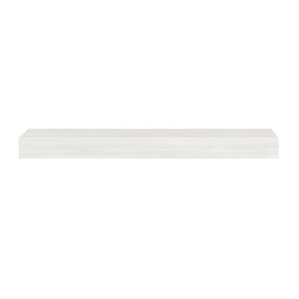 48" Whitewash Finish Zachary Non-Combustible Mantel Shelf - N/A