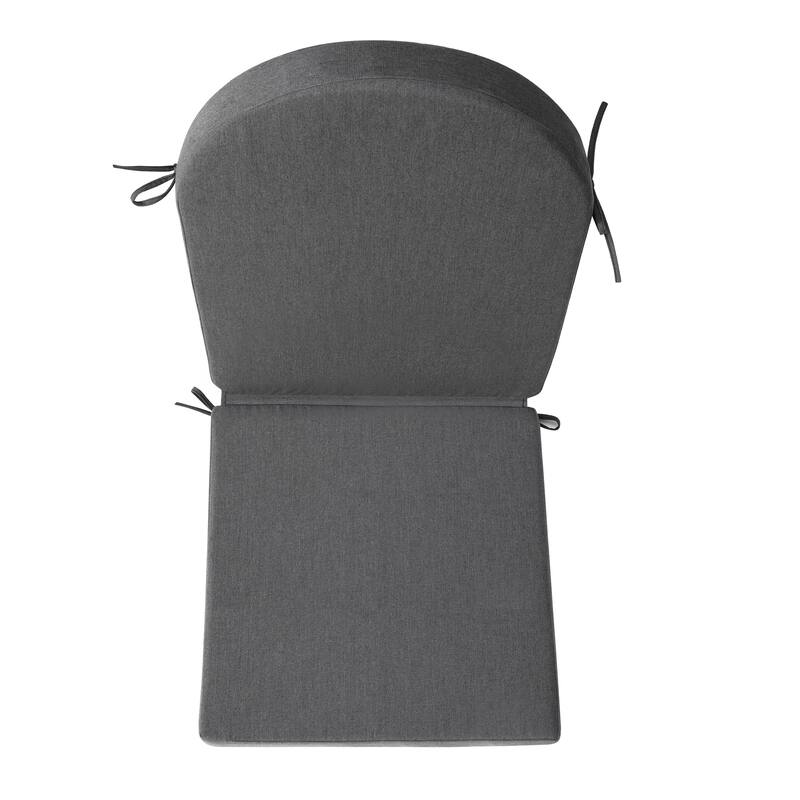 Laguna All Weather Poly Outdoor Adirondack Chair Seat And Back Cushion (Cushions Only)