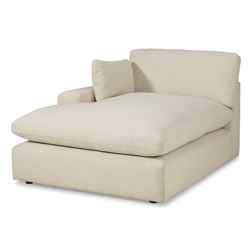 Signature Design by Ashley Elyza Beige 3-Piece Sectional with Chaise - 144" W x 68" D x 36" H