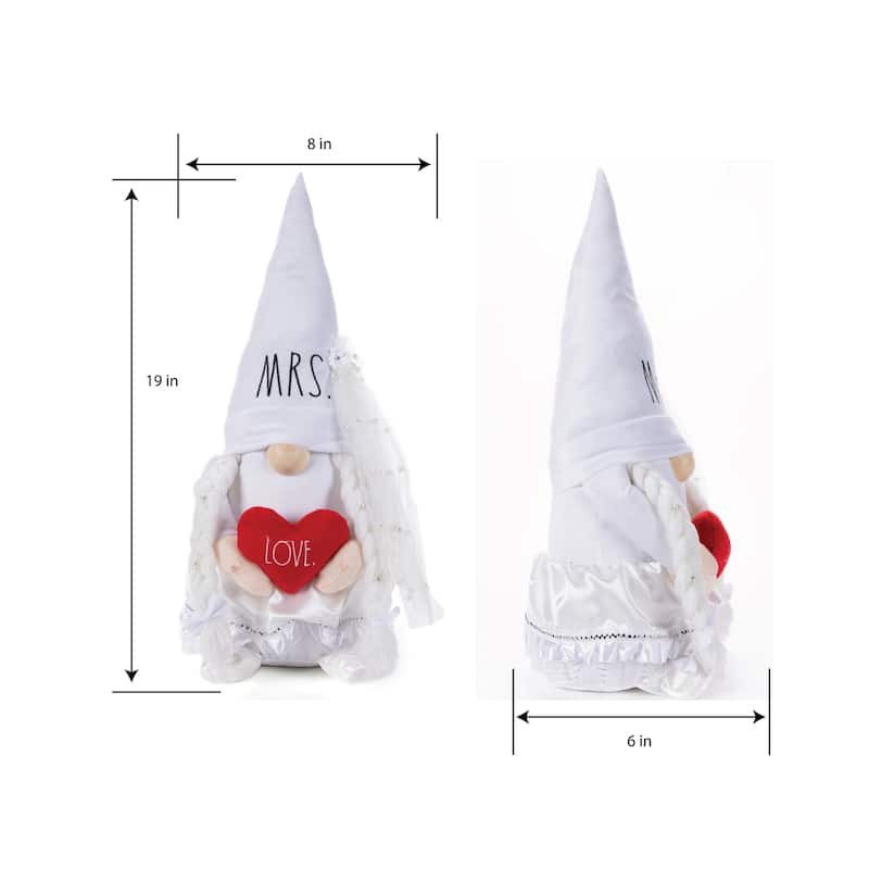 Rae Dunn Plush Wedding Gnome - N/A