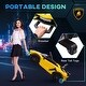 preview thumbnail 14 of 16, Aosom Lamborghini Aventador Licensed Kids Ride on Car with Scissor Doors, Easy Transport, 12V Electric Car for Kids