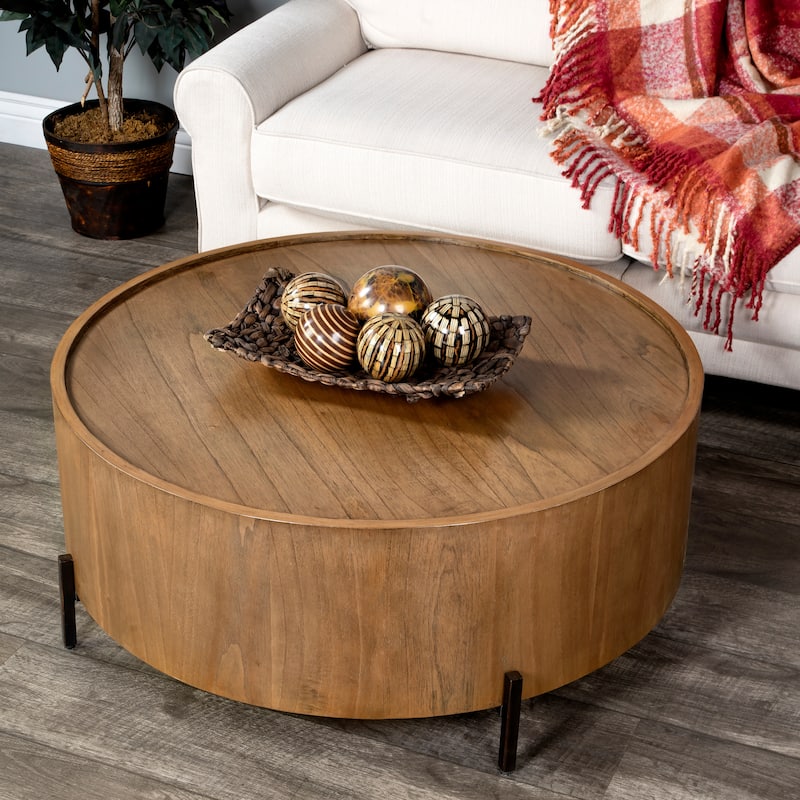 Butler Tori Round Coffee Table - Chocolate