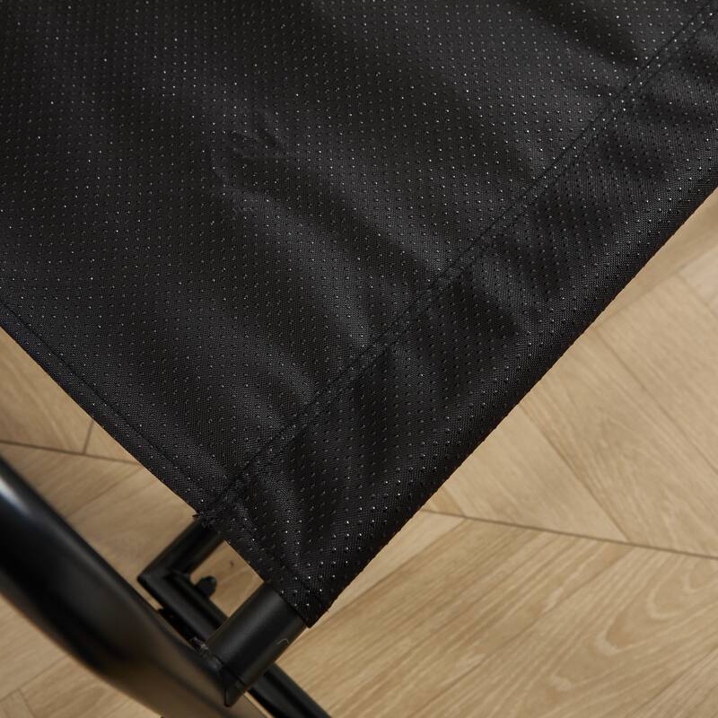 Outdoor Rocking Chair, Comfy Cushion, with Soft Thick Cushion,for Living Room, Bedroom, Reading Room, Black Frame with Cushion