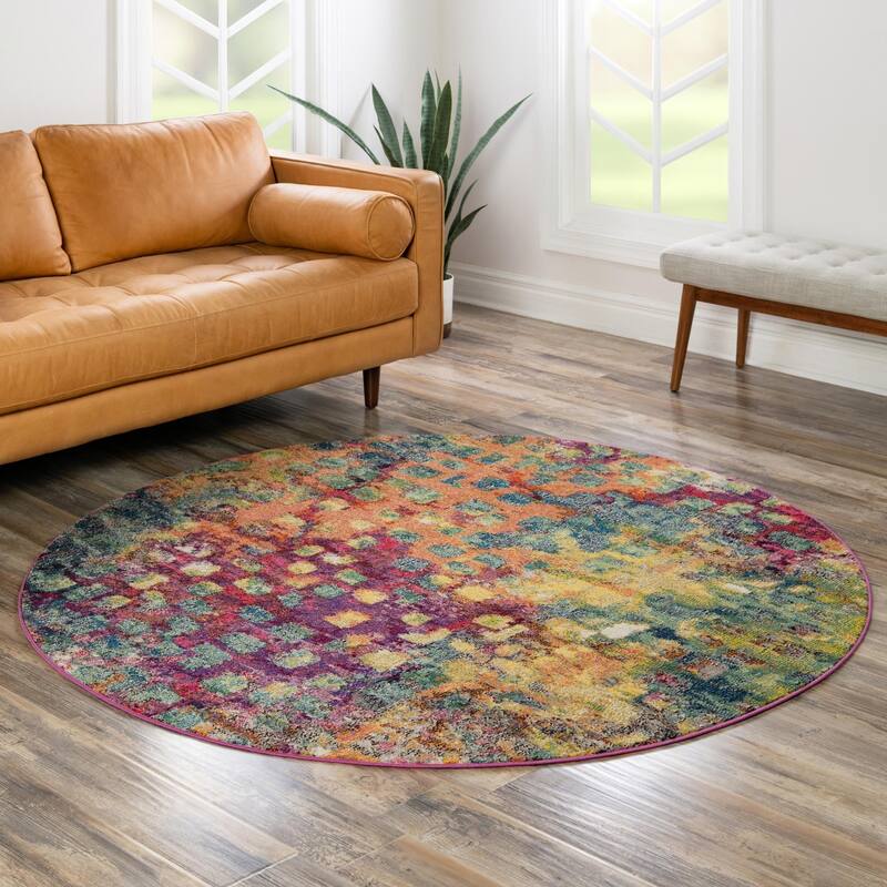 Contemporary Zhale Collection Area Rug