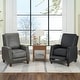 preview thumbnail 10 of 68, Spruce & Spring Alston Push Back Recliner Chair with Nailhead Trims for Living Room