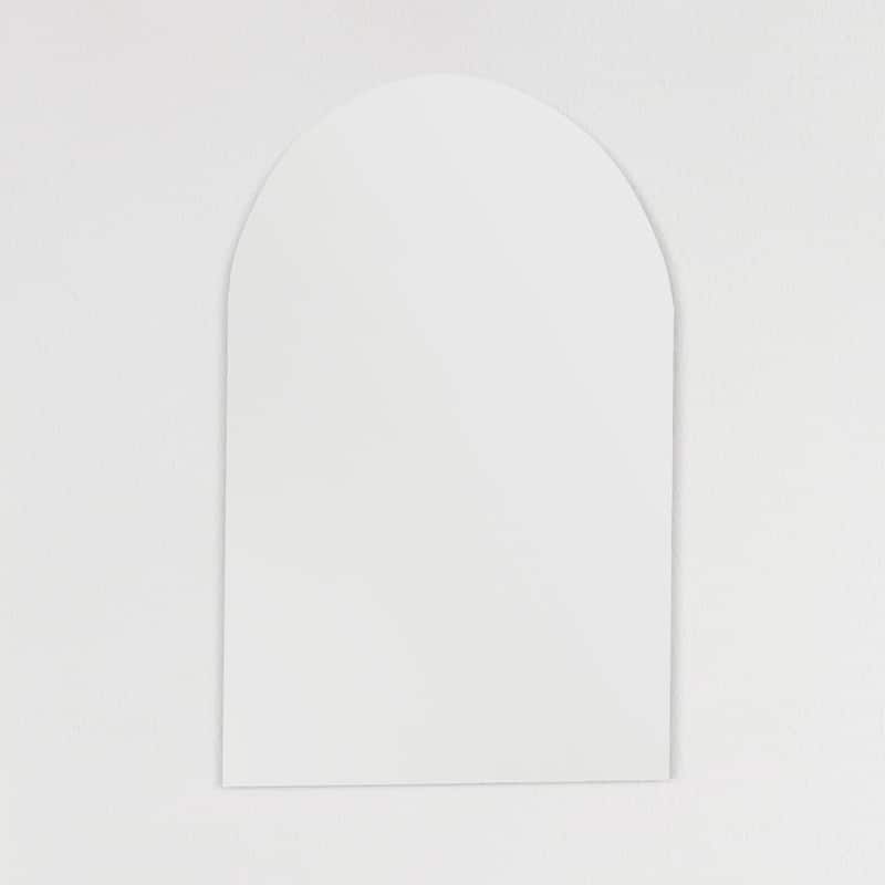 Rita 21 in. W x 28 in. H Arch Top Frameless Bathroom Vanity Wall Mirror - 22" x 28"