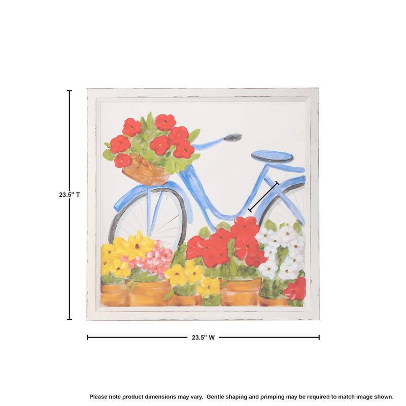 Painted Summer Bike Screen 23.5X23.5" - 23.5