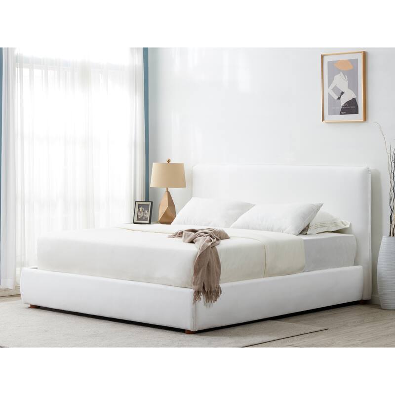 SAFAVIEH Couture Shanaz Bed - White - Queen