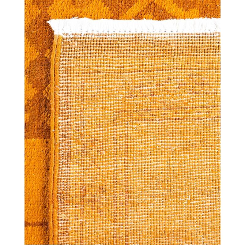 Vibrance, One-of-a-Kind Handmade Area Rug - Gold, 4' 3" x 6' 2" - 4' 3" x 6' 2"