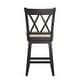 preview thumbnail 47 of 65, Eleanor Double X Back Wood Swivel Bar Stool by iNSPIRE Q Classic