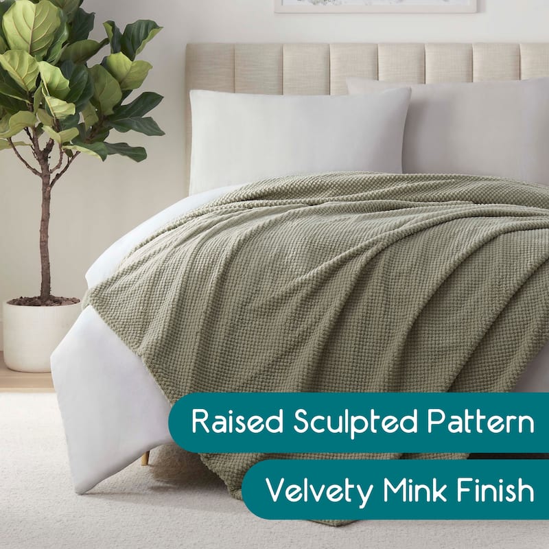 Vellux Plush Texture Blanket