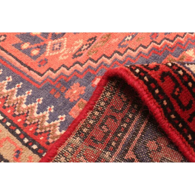 ECARPETGALLERY Hand-knotted Andelz Red Wool Rug - 4'2 x 6'9