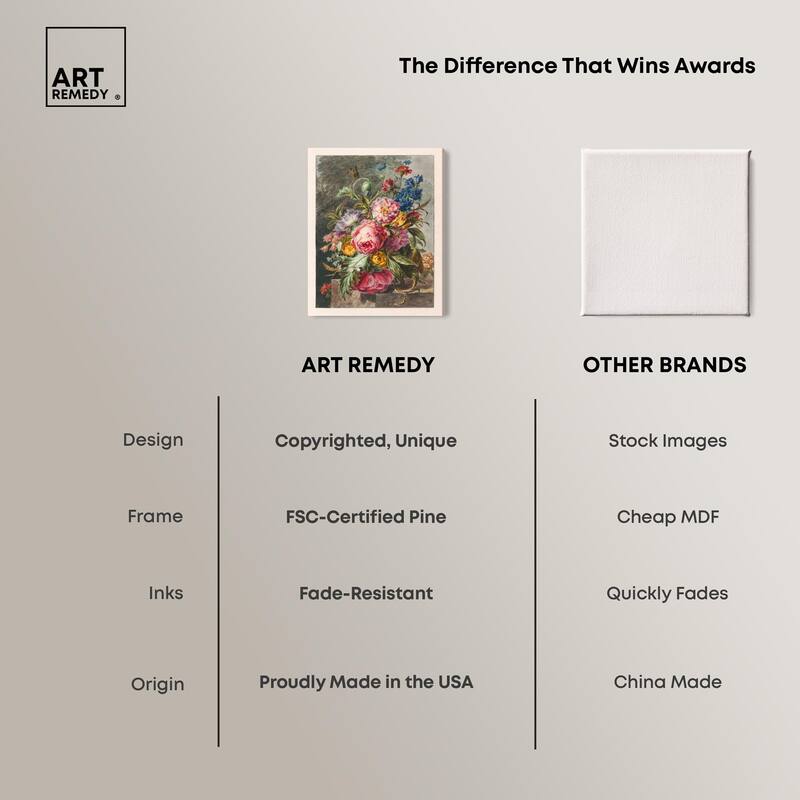 Stilleven Met Bloemen Canvas by Art Remedy, Gallery Wrapped