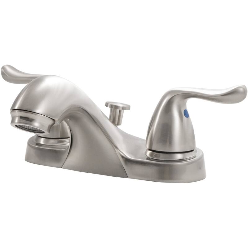 Ackland AKKFCB2HGR4201-405 FlowCurve 4" 1.2 GPM Centerset Bathroom - Brushed Nickel