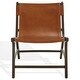 preview thumbnail 4 of 37, SAFAVIEH COUTURE Alanarose Leather Accent Chair - 26"W x 33"D x 33"H