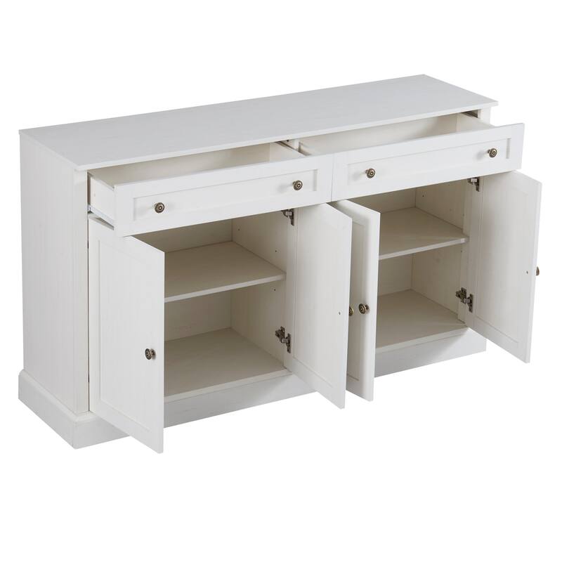 Kitchen Sideboard Storage Buffet Cabinet with 2 Drawers
