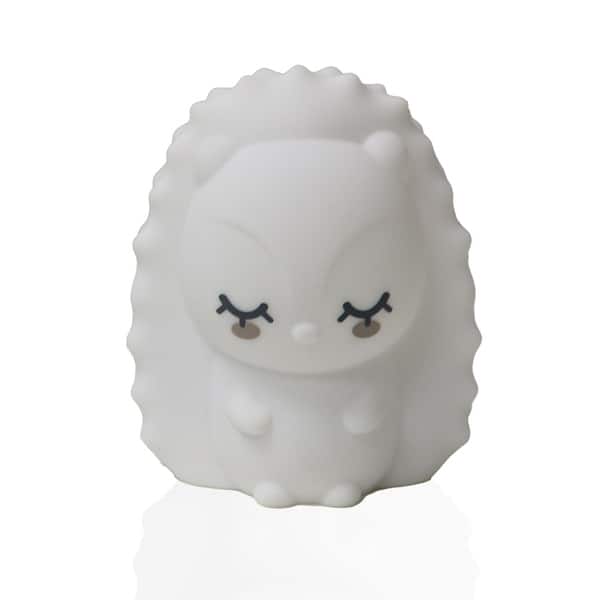 slide 2 of 5, bbluv Hog Silicone Portable Night Light - White