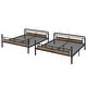 preview thumbnail 18 of 36, Heavy Duty Metal Bunk Bed,Industrial Detachable Bunkbeds with Safety Guard Rails ，Multiple Size