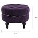 preview thumbnail 2 of 3, Dawn Tufted Round Ottoman by Jennifer Taylor Home