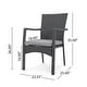 preview thumbnail 3 of 12, Corsica Outdoor Dining Chairs (Set of 2) by Christopher Knight Home
