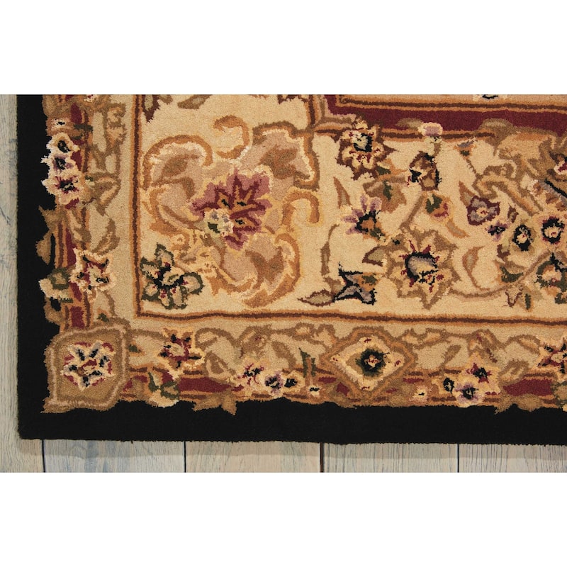 Nourison Hand-tufted Traditional Persian Wool Silk Area Rug
